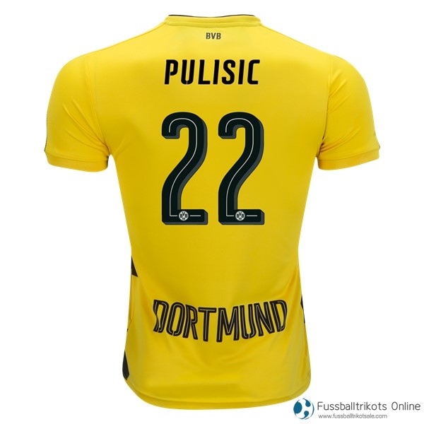 Borussia Dortmund Trikot Heim Pulisic 2017-18 Fussballtrikots Günstig